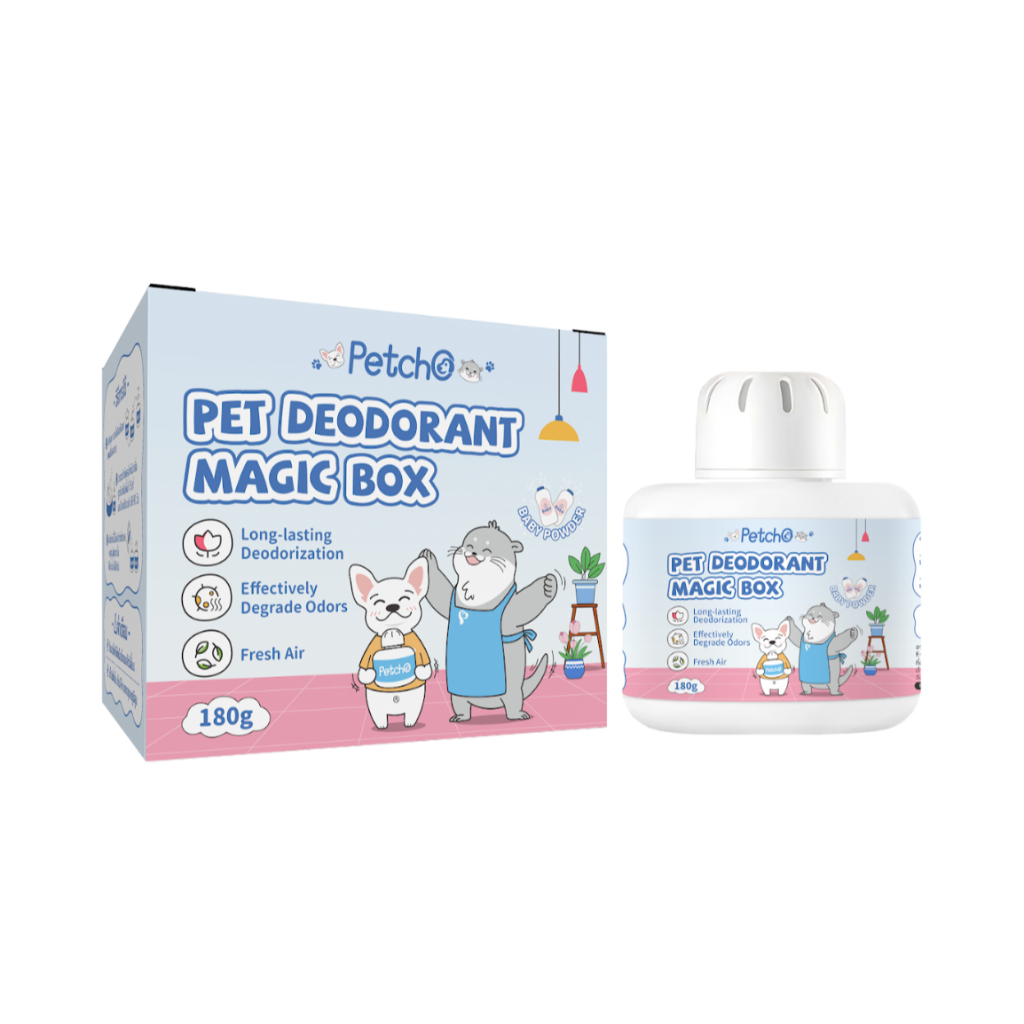 Petcho กล่องดับกลินสําหรับสัตว์เลียง 180g