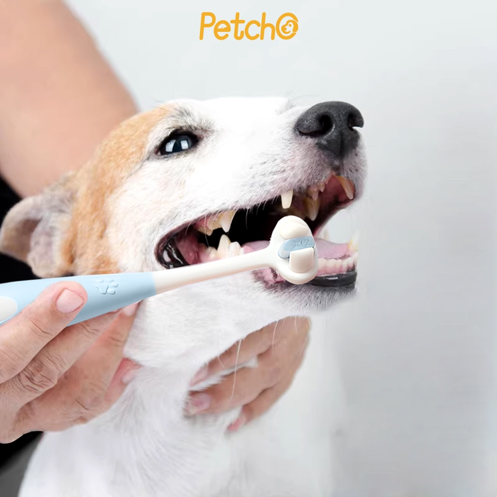 Petcho แปรงสีฟันสัตว์เลี้ยง 360องศา