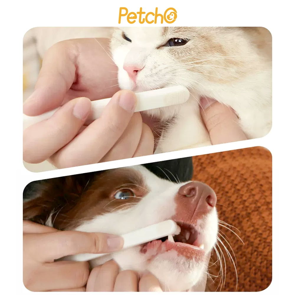Petcho แปรงสีฟันสัตว์เลี้ยง นิ่ม แปรงง่าย