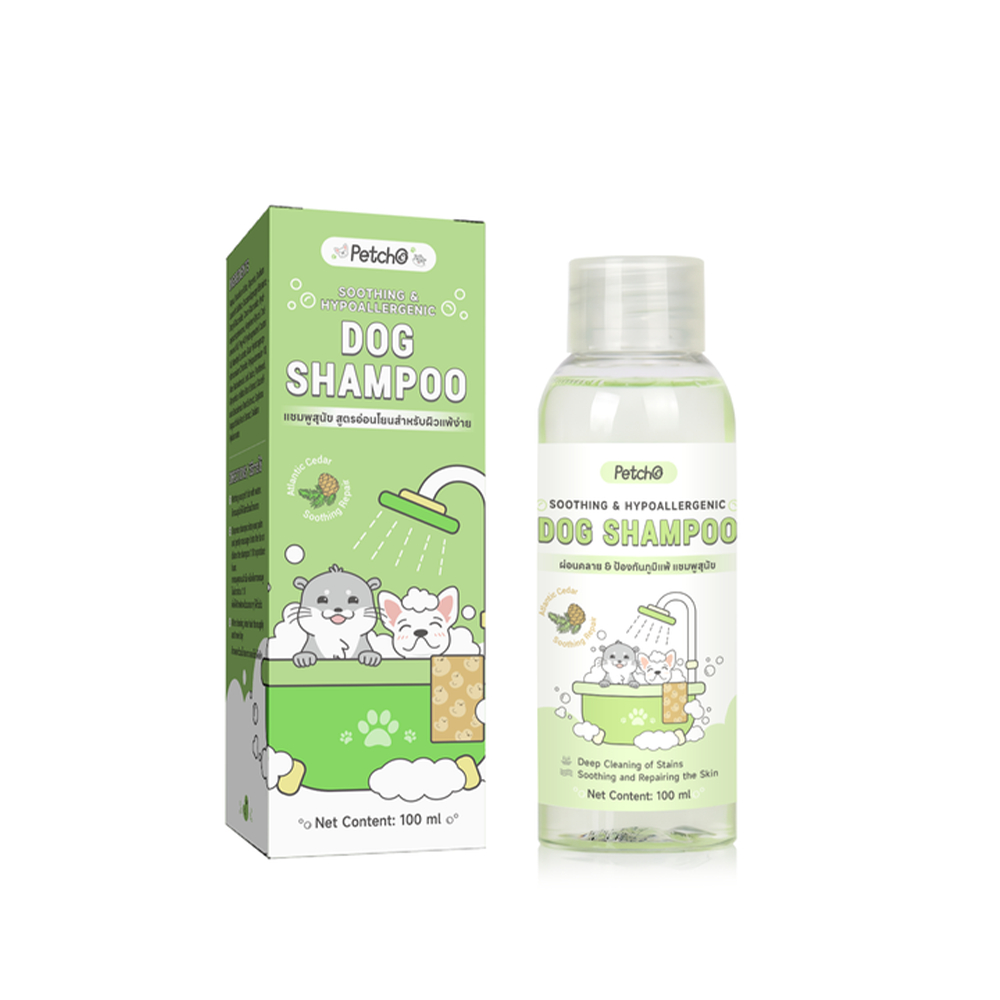 Petcho แชมพูสุนัข อ่อนโยน 100/300ml