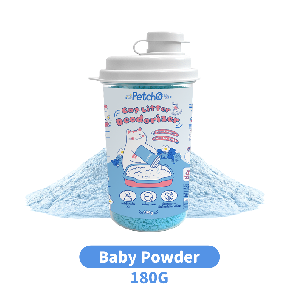 Petcho เม็ดดับกลิ่นทรายแมว 180g