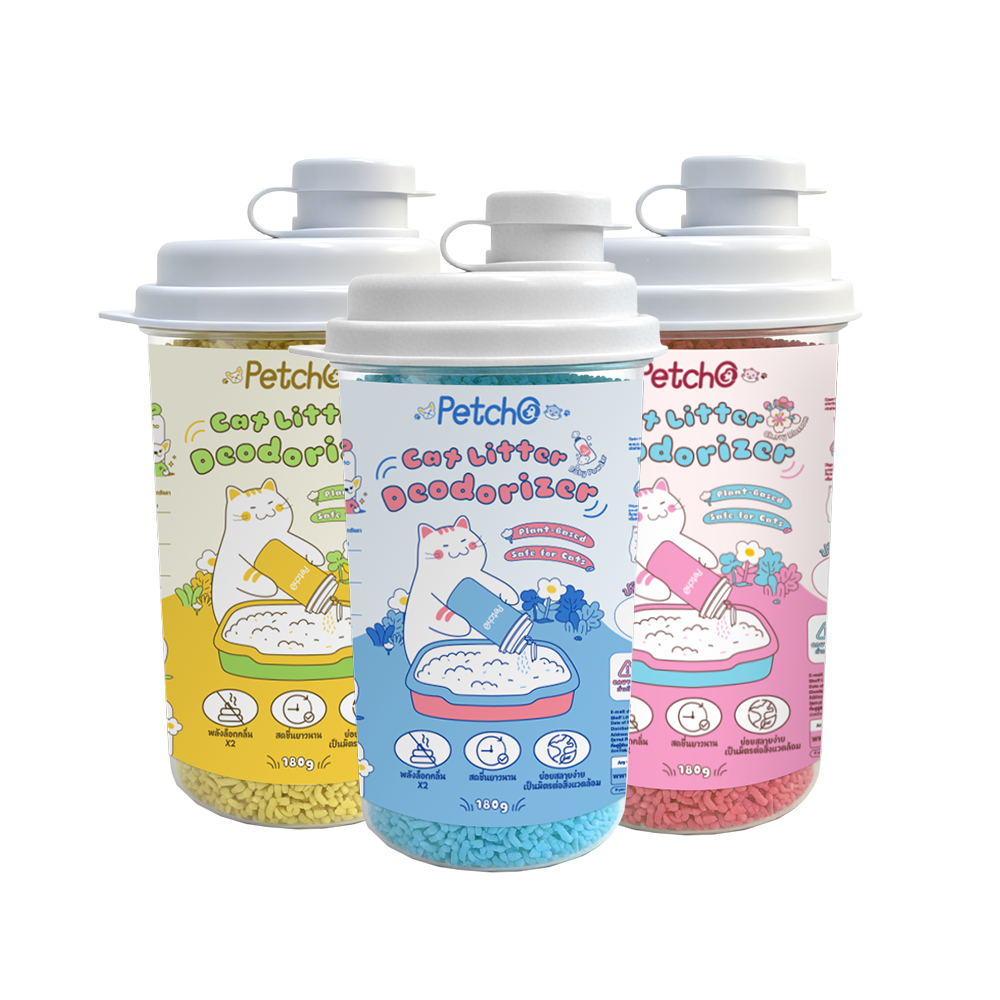 Petcho เม็ดดับกลิ่นทรายแมว 180g