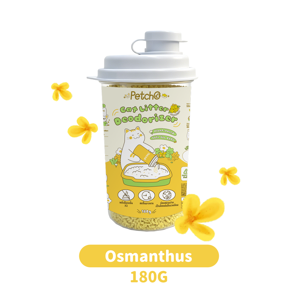 Petcho เม็ดดับกลิ่นทรายแมว 180g