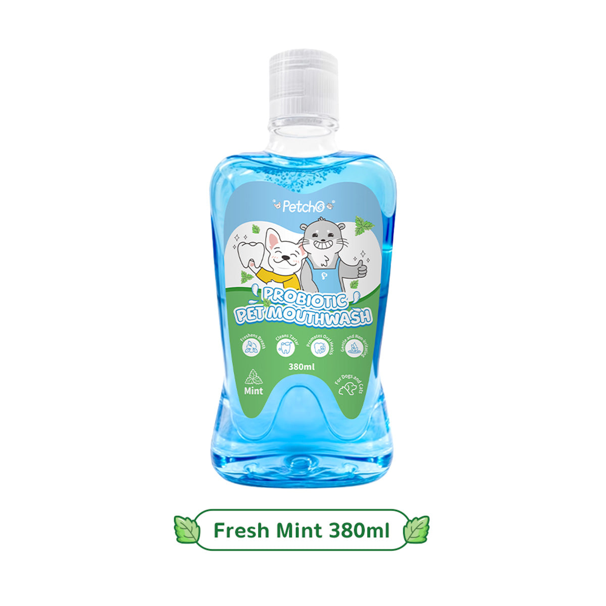Petcho น้ำยาบ้วนปากสำหรับสัตว์เลี้ยง Probiotic 380ml