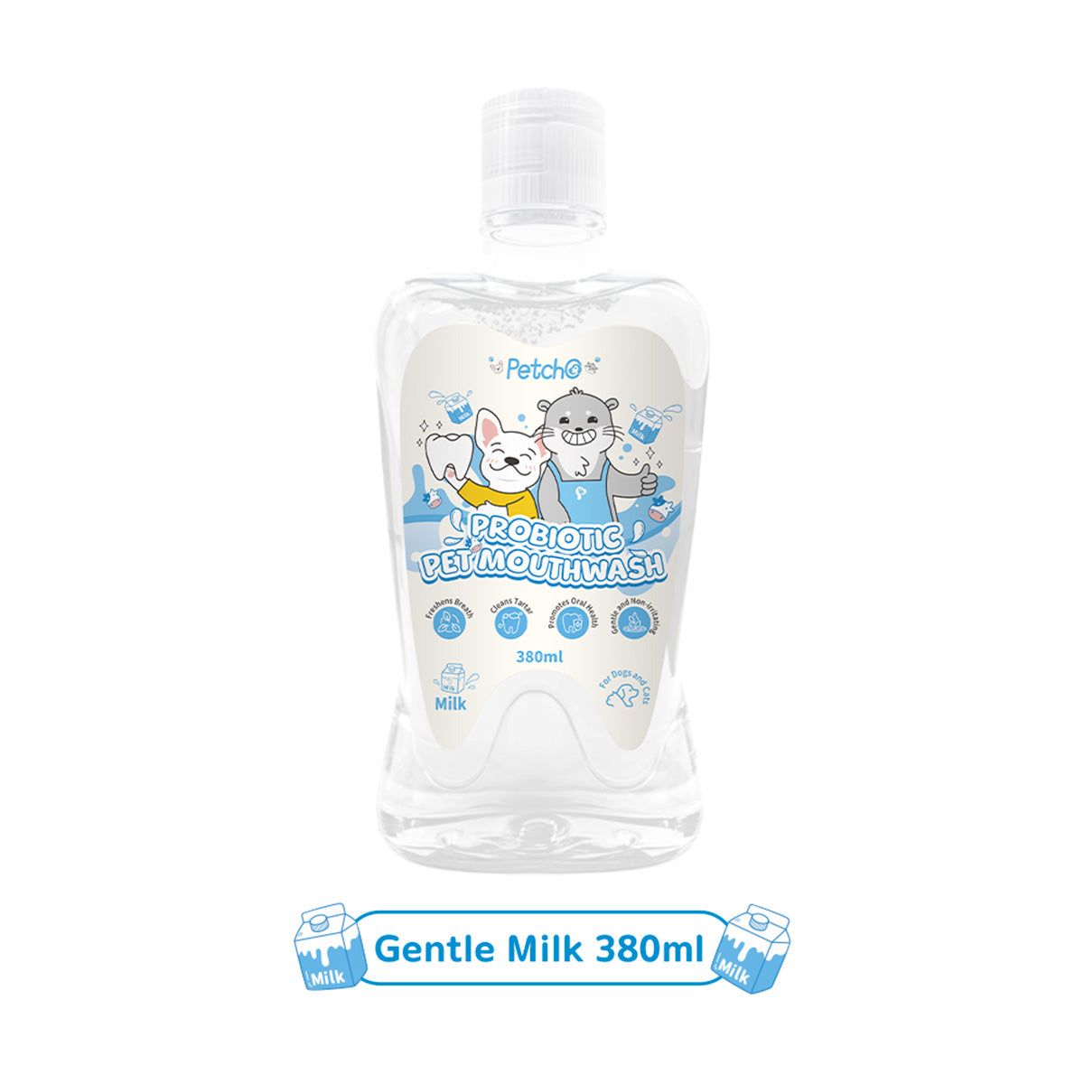 Petcho น้ำยาบ้วนปากสำหรับสัตว์เลี้ยง Probiotic 380ml