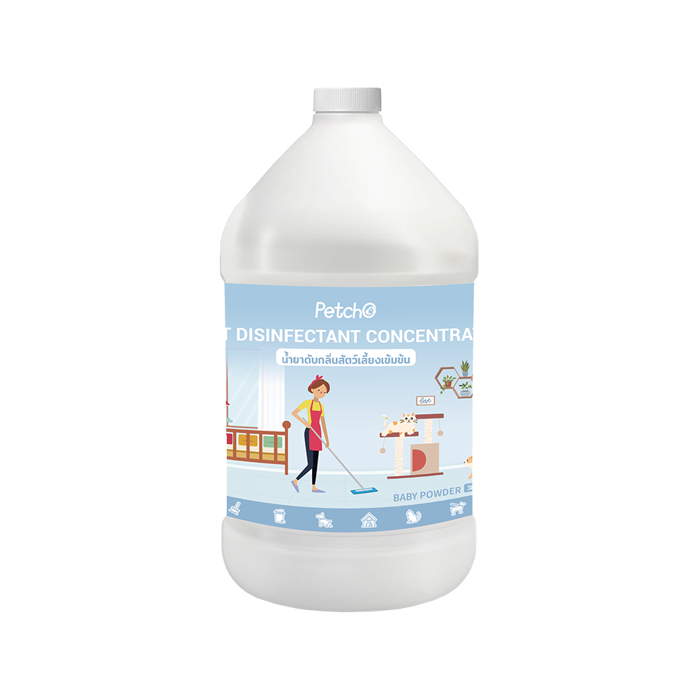 Petcho นํายาฆ่าเชือสัตว์เลียง 1000/3800ml