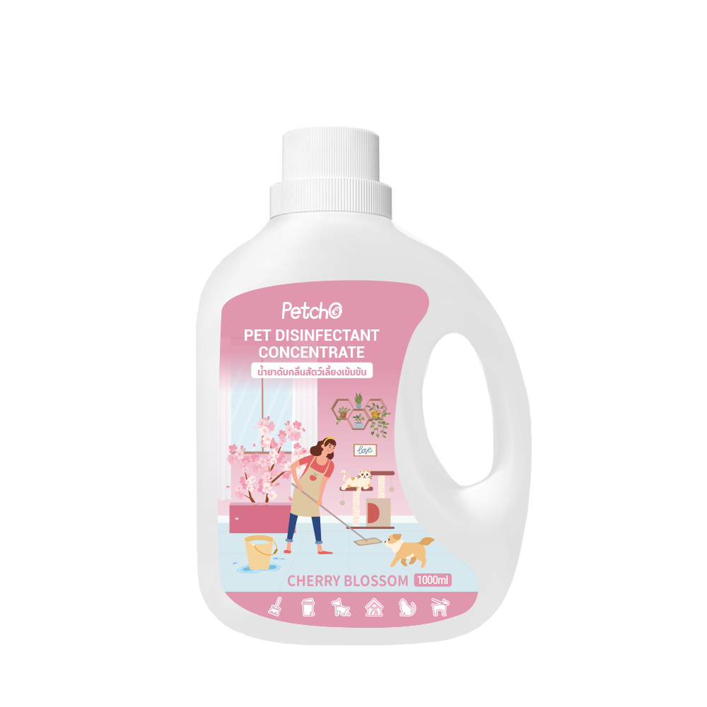 Petcho นํายาฆ่าเชือสัตว์เลียง 1000/3800ml
