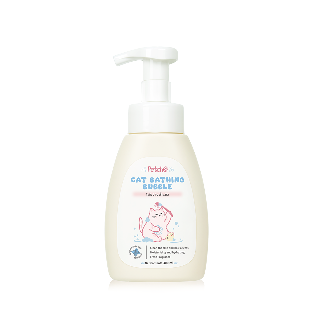 Petcho แชมพูแมว สกัดจากมิ้นต์ดำยุโรป 300ml